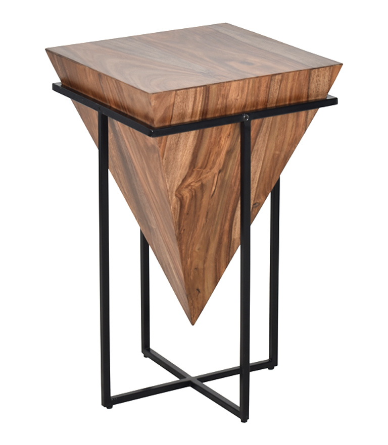 Prism Brownstone Accent Table